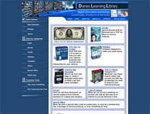 Tablet Screenshot of dianeslearninglibrary.com